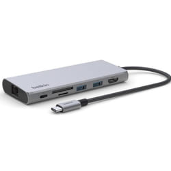 Belkin INC009BTSGY station d'accueil USB Type-C Argent