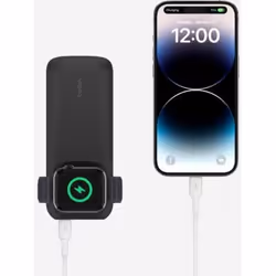 Belkin BoostCharge Pro, 10000 mAh, Recharge sans fil, 20 W, Noir