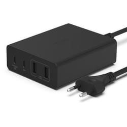 Belkin WCH010vfBK Ordinateur portable, Smartphone, Smartwatch, Tablette Noir Secteur Charge rapide Intérieure
