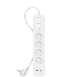Belkin SRB001CA2M protection surtension Blanc 4 sortie(s) CA 2 m