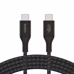 Belkin CAB015bt1MBK, 1 m, USB C, USB C, USB 2.0, Noir