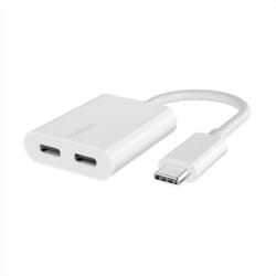 Belkin F7U081BTWH hub & concentrateur USB Type-C Blanc