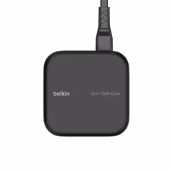 Belkin INC018vfBK, Avec fil, USB 3.2 Gen 1 (3.1 Gen 1) Type-C, 96 W, 10,100,1000 Mbit/s, Noir, 5 Gbit/s