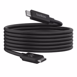 Belkin INZ004BT2MBK câble USB 2 m USB4 Gen 2x2 USB C Noir - Vue supplémentaire 5
