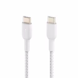 Belkin BoostCharge, 2 m, USB C, USB C, Blanc