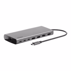 Belkin INC015BTSGY-CZ, Avec fil, USB 3.2 Gen 1 (3.1 Gen 1) Type-C, 100 W, 1.4/2.0, 1000 Mbit/s, Aluminium