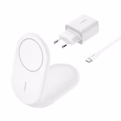 Belkin BoostCharge Écouteurs, Smartphone Blanc USB Recharge sans fil Charge rapide Intérieure