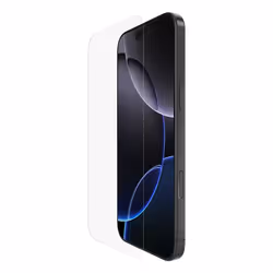 Belkin ScreenForce, Apple, iPhone 16 Pro Max, Anti-bactérien, Résistant aux impacts, Résistant aux rayures, Transparent, 1 pi ...