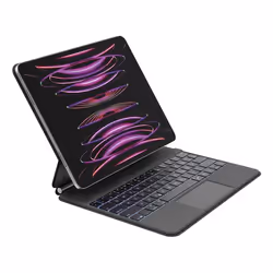 Belkin BBZ003de-V2, QWERTZ, Allemand, Pavé tactile, Apple, iPad Pro 13" (M4), Noir