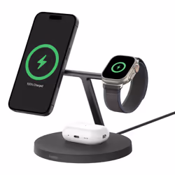 Belkin BoostCharge Pro Écouteurs, Smartphone, Smartwatch Noir USB Recharge sans fil Charge rapide Intérieure - Vue supplémentaire 4