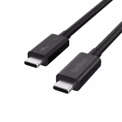 Belkin INZ005HQ1MBK Câble Thunderbolt 1 m 120 Gbit/s Noir - Vue supplémentaire 2