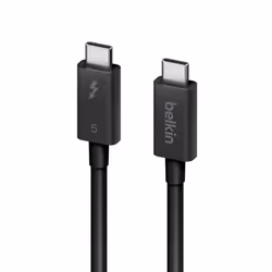 Belkin INZ005HQ1MBK Câble Thunderbolt 1 m 120 Gbit/s Noir - Vue supplémentaire 3