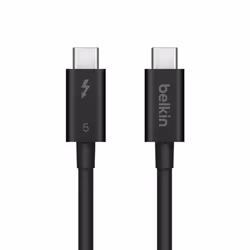 Belkin INZ005HQ1MBK Câble Thunderbolt 1 m 120 Gbit/s Noir - Vue supplémentaire 4