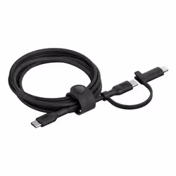 Belkin BoostCharge Pro, 1,5 m, USB C, USB C/Lightning, USB 2.0, 0,48 Gbit/s, Noir