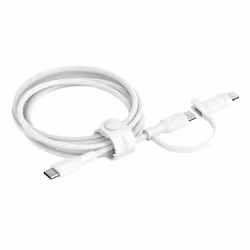 Belkin BoostCharge Pro, 1,5 m, USB C, USB C/Lightning, USB 2.0, 0,48 Gbit/s, Blanc