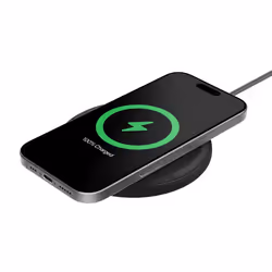 Belkin WIA012HQBK chargeur d'appareils mobiles Smartphone Noir Secteur Recharge sans fil Charge rapide Intérieure - Vue supplémentaire 3