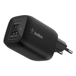 Belkin ENA007KQBK chargeur d'appareils mobiles Écouteurs, Ordinateur portable, Consoles portables, Smartphone Noir Secteur Charge rapide Intérieure