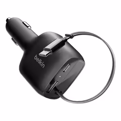 Belkin BoostCharge Universel Noir Allume-cigare Charge rapide Intérieure - Vue supplémentaire 2