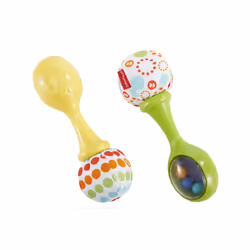 Fisher-Price Little People Mes Premieres Maracas, Garçon/Fille, 3 mois, Multicolore