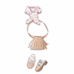Corolle Accessoires Côté Soleil Pour Poupée Les Chéries, 4 an(s), Fille, 40 g, Multicolore