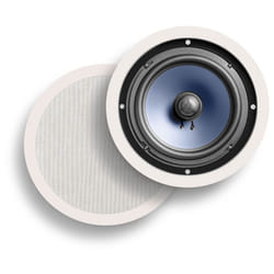 Polk Audio RC80i haut-parleur Noir, Blanc Avec fil 100 W