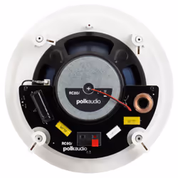 Polk Audio RC80i haut-parleur Noir, Blanc Avec fil 100 W