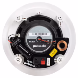 Polk Audio RC60i haut-parleur Noir, Blanc Avec fil 100 W