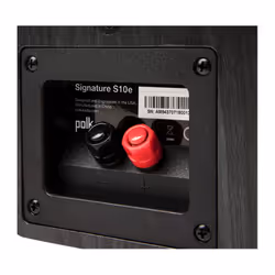 Polk Audio S10e haut-parleur Noir Avec fil