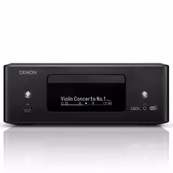 Denon CEOL N-12, Système mini audio domestique, Noir, 1 disques, 130 W, 2-voies, 4 Ohm