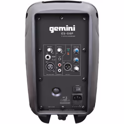 Gemini ES-08P haut-parleur 2-voies Noir Avec fil 75 W