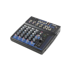 Gemini GEM-08USB table de mixage audio 8 canaux Noir