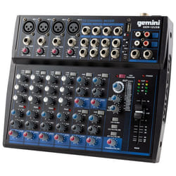 Gemini GEM-12USB table de mixage audio 12 canaux Noir