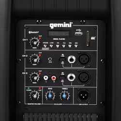 Gemini AS-2115BT haut-parleur 2-voies Noir Sans fil - Vue supplémentaire 6