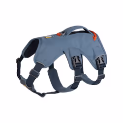 Ruffwear 30103-413S2 M Bleu Nylon, Polyester Chien Harnais abdominal