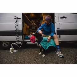 Ruffwear Dirtbag XL Bleu Nylon Chien Serviette de séchage - Vue supplémentaire 11