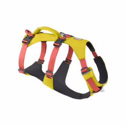 Ruffwear Flagline, Chien, Harnais avec laisse, M, Vert, Métal, Nylon, Polyester, Monochromatique