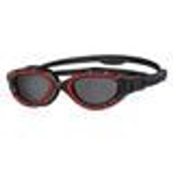 Lunettes de natation - ZOGGS - Predator Flex - Polarisées - Couleur Rouge/Noir/Fumé - Mixte