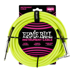 Ernie Ball P06080 câble audio 3,05 m 6,35 mm Jaune