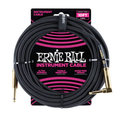 Ernie Ball P06081 câble audio 3,05 m 6,35 mm Noir