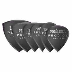 Ernie Ball P09342, Delrin, Noir, Image, Standard, 6 pièce(s)