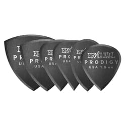 Ernie Ball P09342 médiator 6 pièce(s) Delrin Noir