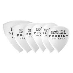 Ernie Ball P09343 médiator 6 pièce(s) Delrin Blanc