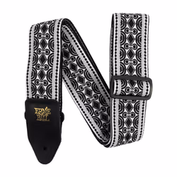 Ernie Ball P05319, Guitare, Noir, Blanc, Polypropylène (PP), Motif, 104 cm, 182 cm