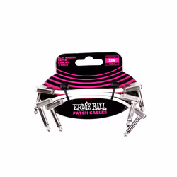 Ernie Ball P06384, 6,35 mm, Mâle, 6,35 mm, Mâle, 0,08 m, Blanc
