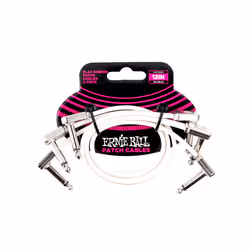 Ernie Ball P06386, 6,35 mm, Mâle, 6,35 mm, Mâle, 0,3 m, Blanc