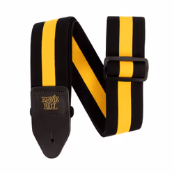 Ernie Ball P05328, Guitare, Noir, Jaune, Nylon, Polyester, Motif, 104 cm, 182 cm