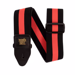 Ernie Ball P05329, Guitare, Noir, Rouge, Nylon, Polyester, Motif, 104 cm, 182 cm