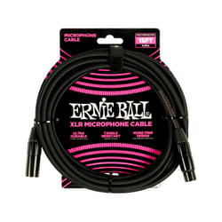 Ernie Ball P06391 câble audio 4,57 m XLR Noir