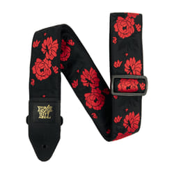 Ernie Ball P05335 Guitare Noir, Rouge Polypropylène (PP)