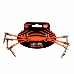 Ernie Ball P06402, 6,35 mm, Mâle, 6,35 mm, Mâle, 0,15 m, Rouge